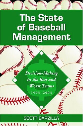 Cover for The State of Baseball Management