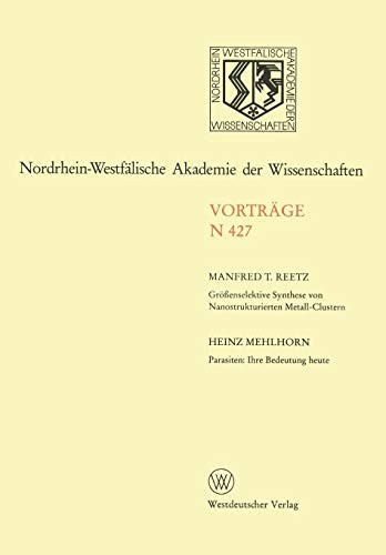 Cover for Größenselektive Synthese von Nanostrukturierten Metall-Clustern. Parasiten