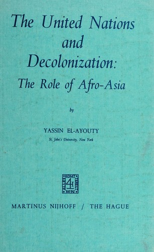 Cover for The United Nations and decolonization