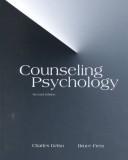 Cover for Counseling psychology