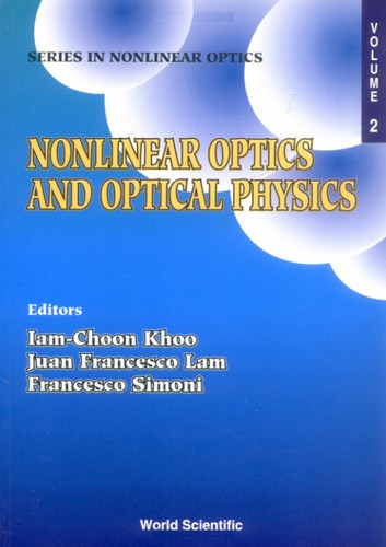 Cover for Nonlinear optics and optical physics