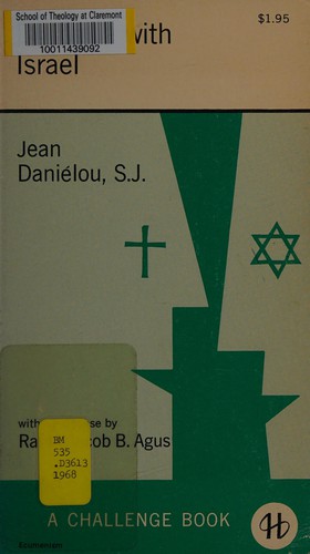 Cover for Dialogue with Israel.