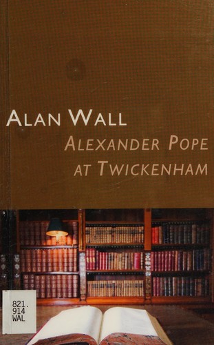 Cover for Alexander Pope at Twickenham