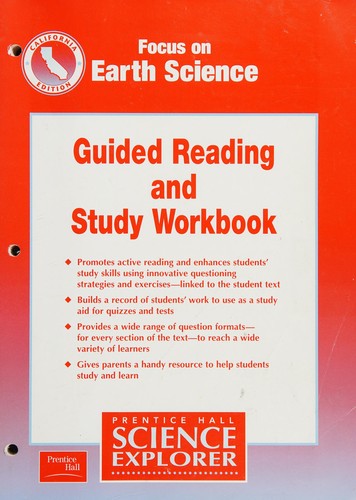 Cover for Focus on Earth Science - Ca Edition, Guide Reading and Study Workbook