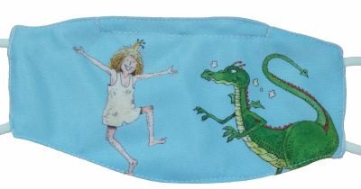 Cover for Paper Bag Princess Face Mask Kids