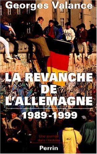 Cover for La revanche de l'Allemagne