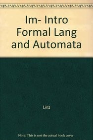 Cover for Instructor's guide and solutions manual to An Introduction to formal languages and automata