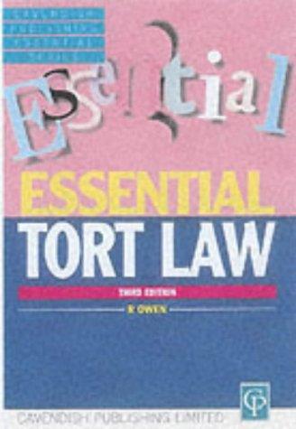 Cover for Tort Law (Essentials Series)