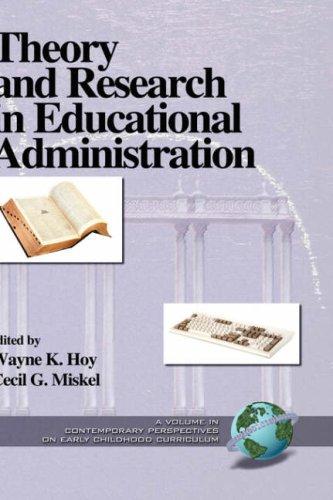 Cover for Theory and Research in Educational Administration (HC) (Research and Theory in Educational Adminstration, V. 1)