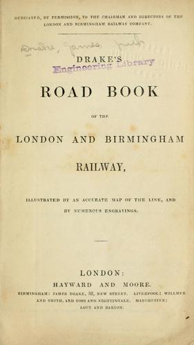 Cover for Drake's road book of the London and Birmingham and Grand Junction Railways