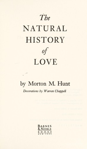 Cover for The natural history of love
