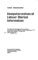 Cover for Computerisation of labour market information