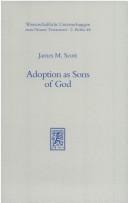 Cover for Adoption as sons of God