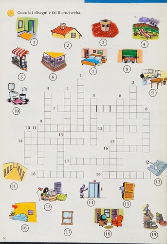 Cover for L'italiano con --- giochi e attività