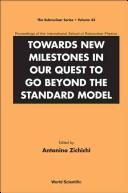 Cover for Towards new milestones in our quest to go beyond the standard model