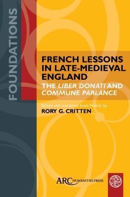 Cover for French Lessons in Late-Medieval England