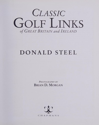 Cover for Classic Golf Links of Great Britain and Ireland