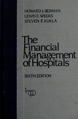 Cover for The financial management of hospitals