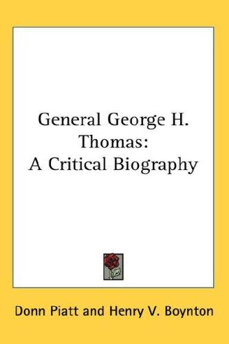 Cover for General George H. Thomas