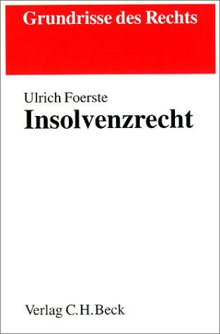 Cover for Insolvenzrecht.