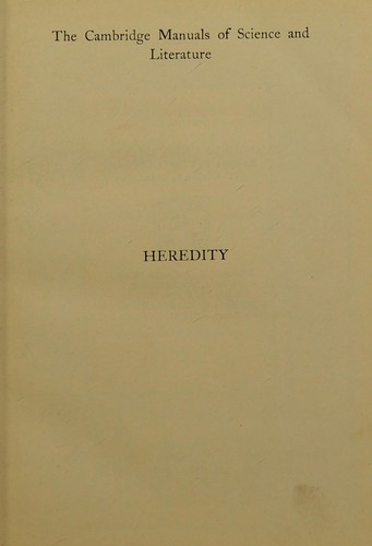 Cover for Heredity