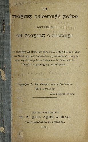 Cover for An teagasg Cri ostaighe gea rr