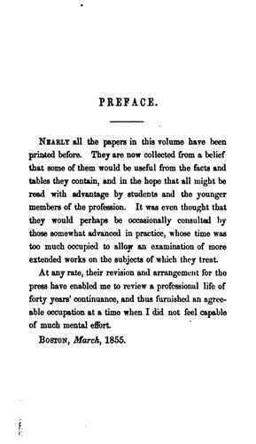 Cover for Surgical reports, and miscellaneous papers on medical subjects.