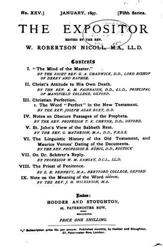Cover for The Expositor