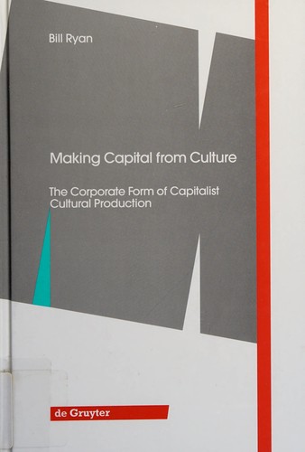 Cover for Making capital from culture