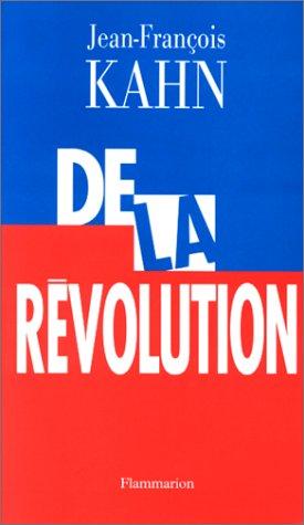 Cover for De la révolution