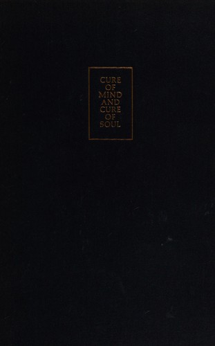 Cover for Cure of mind and cure of soul.