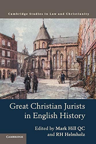 Cover for Great Christian Jurists in English History