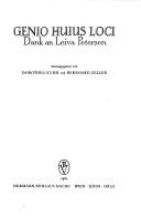 Cover for Genio huius loci