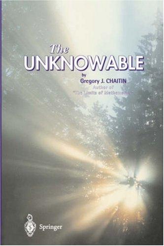 Cover for The unknowable