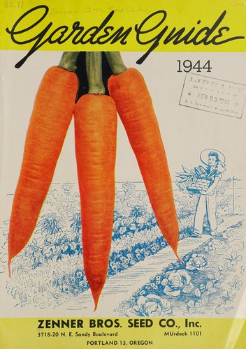 Cover for Garden guide, 1944