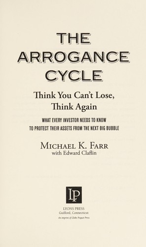 Cover for The arrogance cycle