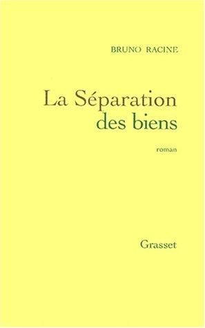 Cover for La séparation des biens