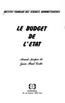 Cover for Le Budget de l'Etat