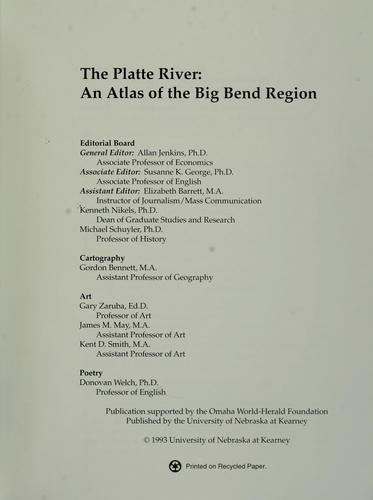 Cover for The Platte River
