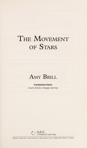 Cover for The movement of stars