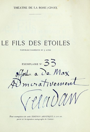 Cover for Le fils des etoiles