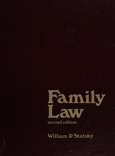 Cover for Family law