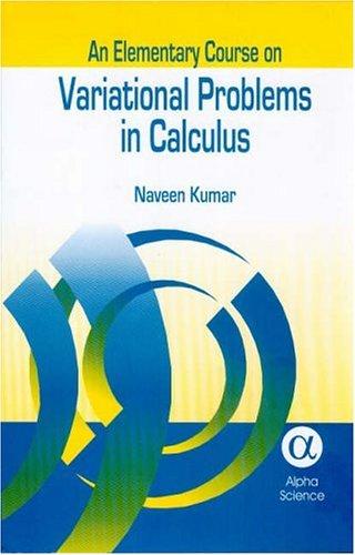 Cover for An Elementary Course of Variational Problems in Calculus