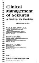 Cover for Clinical management of seizures