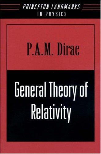 Cover for General theory of relativity