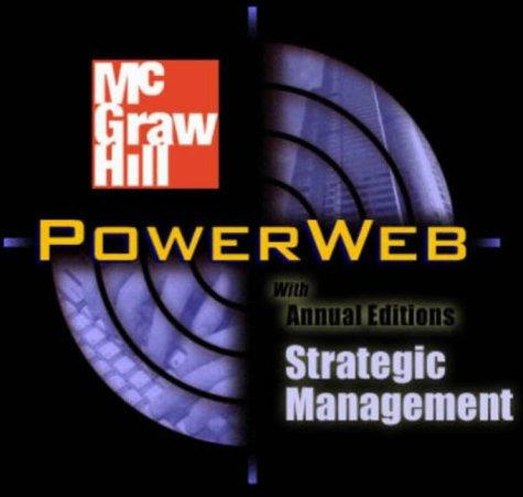 Cover for Strategic Management