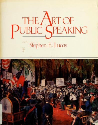 Cover for The art of public speaking