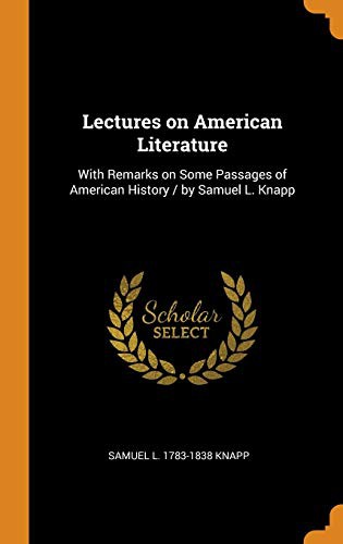 Cover for Lectures on American Literature