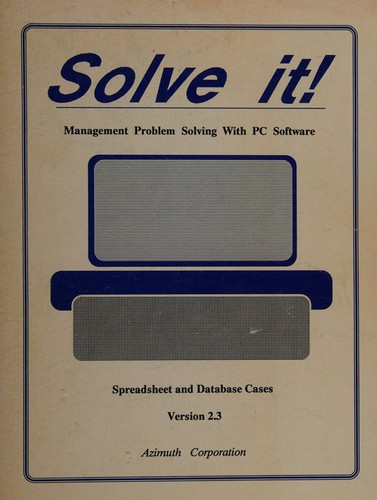 Cover for Solve it!