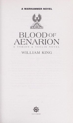 Cover for Blood of Aenarion